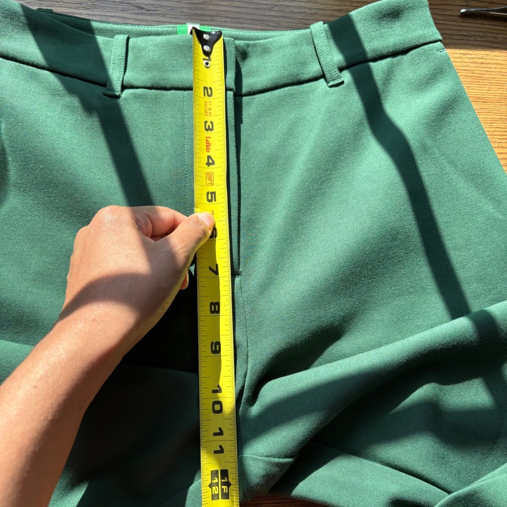 NWOT Boden Belgravia Ponte Crop Trousers 6P Hunter Green Preppy Office Travel - Picture 14 of 15